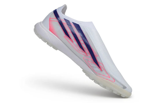 Soccer Cleats Adidas F50 Elite White & Pink Turf