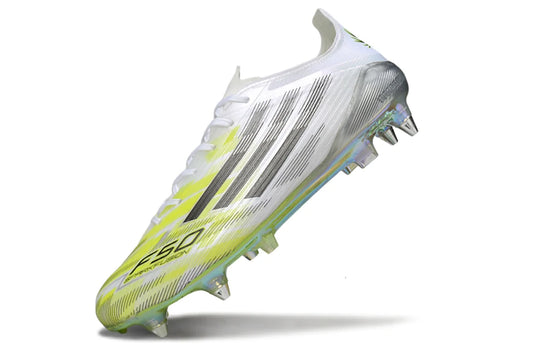 Soccer Cleats Adidas F50 Elite White & Yellow FG