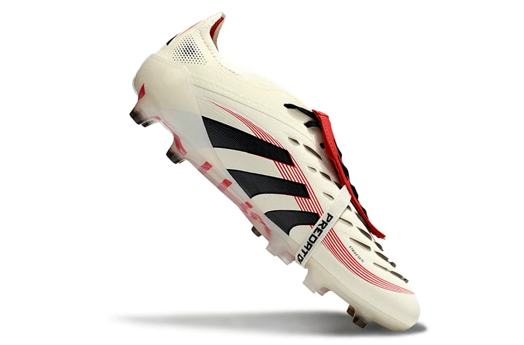 Soccer Cleats Adidas Predator 25 Elite White & Red FG
