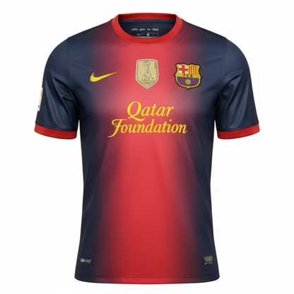 Jersey Barcelona Home Retro 2012-13 - World Champions 2011