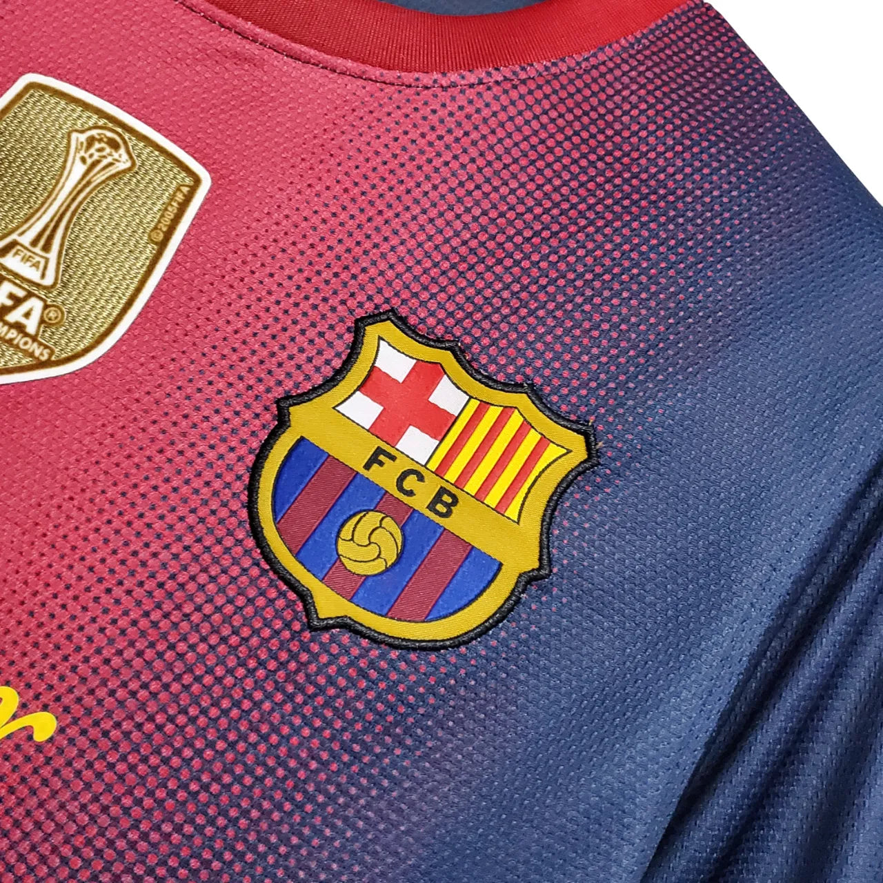 Jersey Barcelona Home Retro 2012-13 - World Champions 2011