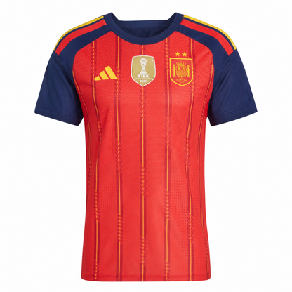 Jersey Spanish Home Women Player 2026 - World Champions