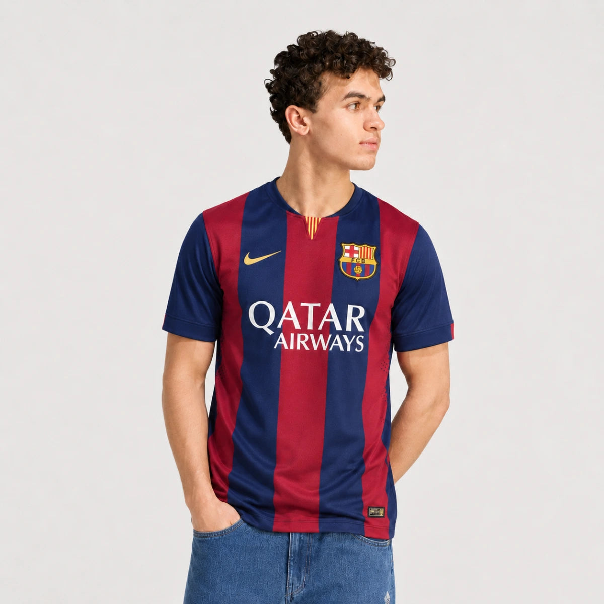 Jersey Barcelona Home Retro 2014-15