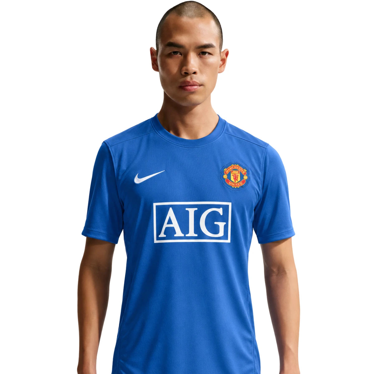 Jersey Manchester United Away Retro 2007-08 - Blue