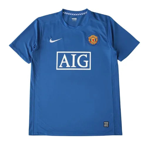 Jersey Manchester United Away Retro 2007-08 - Blue