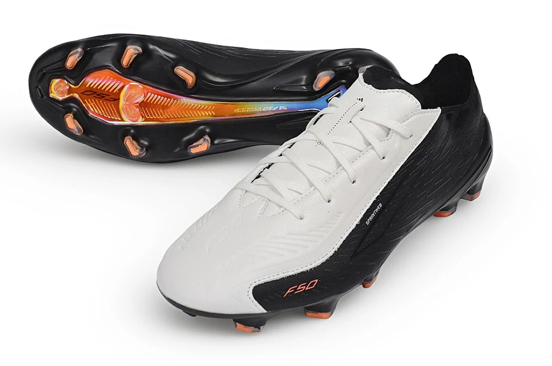 Soccer Cleats Adidas F50 Elite Black & White FG