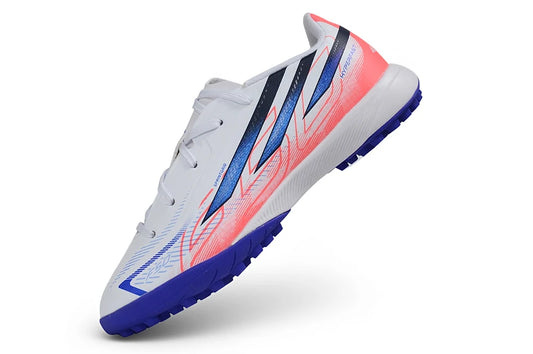 Soccer Cleats Adidas F50 Elite White & Blue Royal Sole Turf