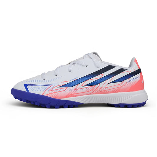 Soccer Cleats Adidas F50 Elite White & Blue Royal Sole Turf