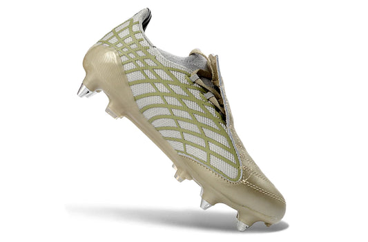 Soccer Cleats Adidas F50 Elite White Gold Pattern FG