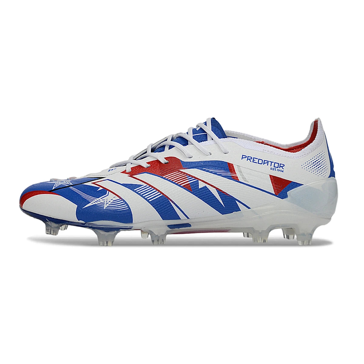 Soccer Cleats Adidas Predator 25 Elite White & Blue FG