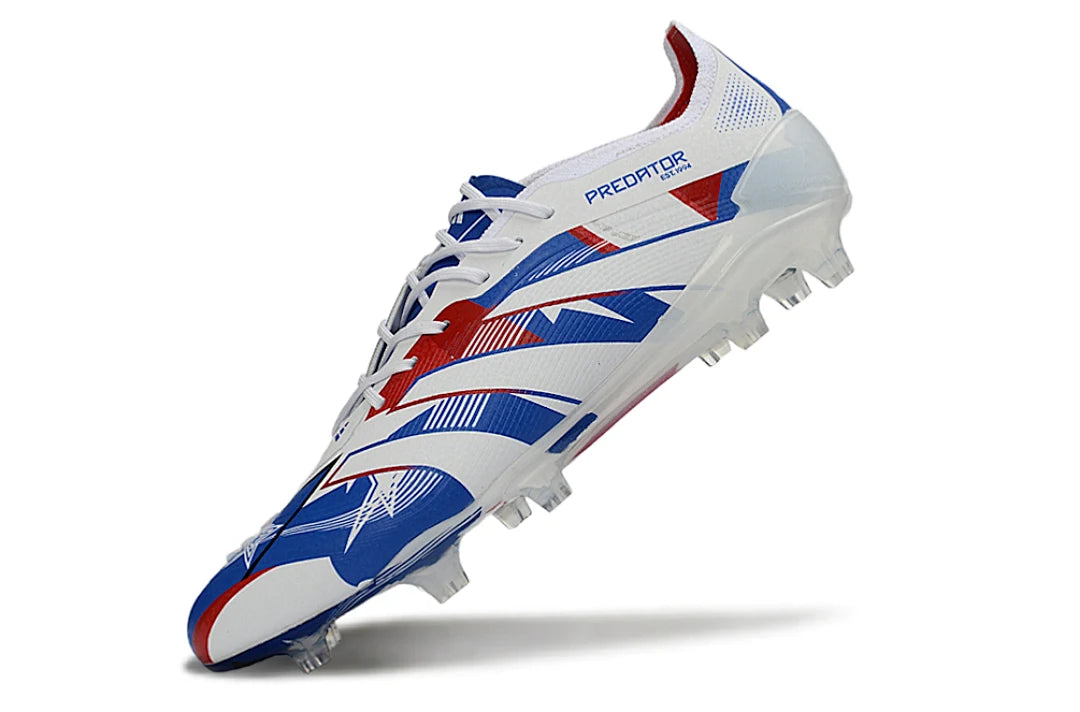 Soccer Cleats Adidas Predator 25 Elite White & Blue FG