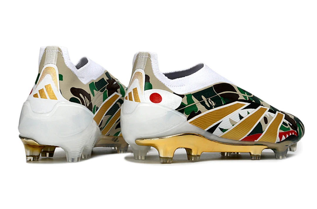 Soccer Cleats Adidas Predator 25 Elite White & Gold FG