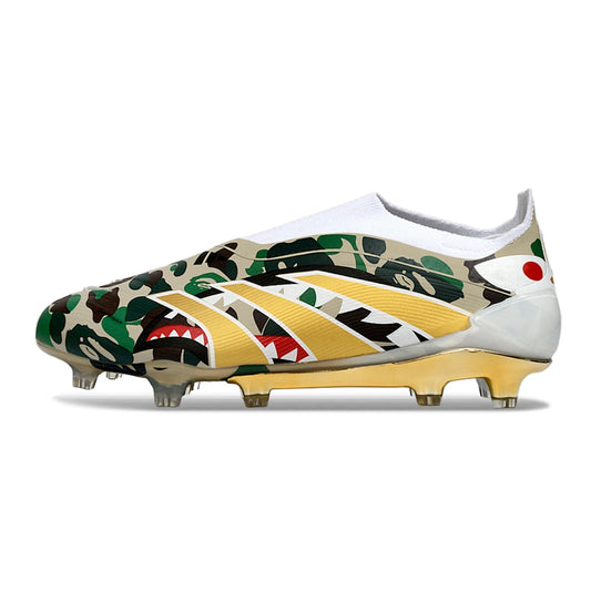 Soccer Cleats Adidas Predator 25 Elite White & Gold FG