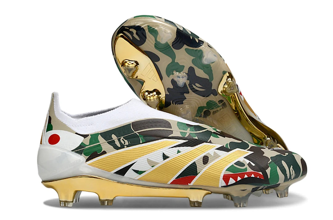 Soccer Cleats Adidas Predator 25 Elite White & Gold FG