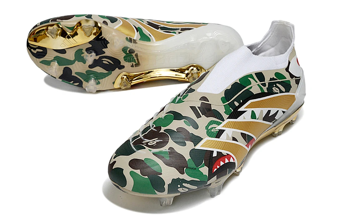 Soccer Cleats Adidas Predator 25 Elite White & Gold FG