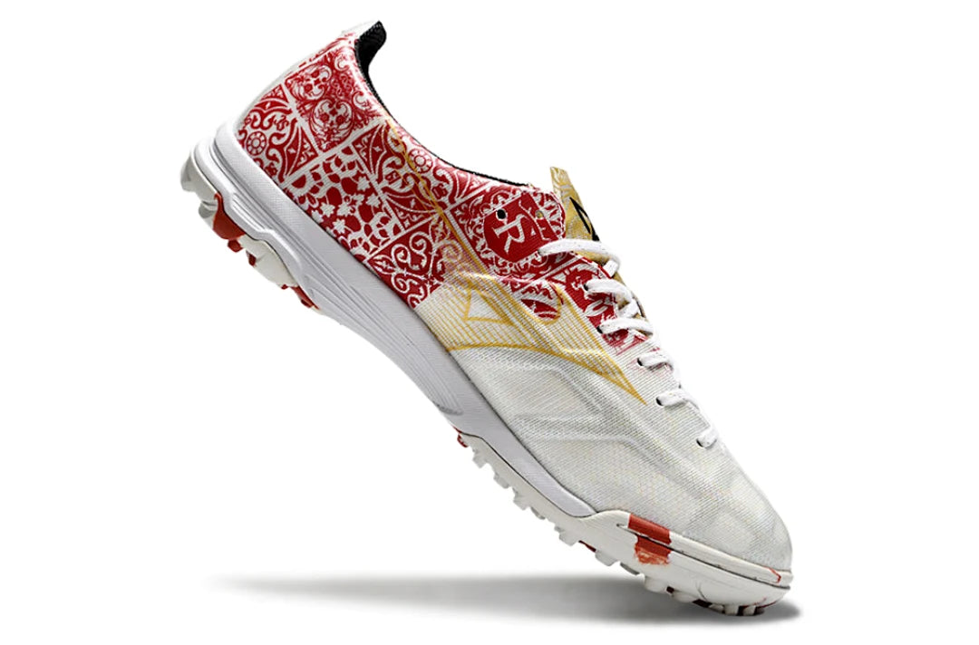 Soccer Cleats Mizuno Alpha White & Red Turf
