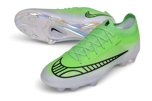 Soccer Cleats Nike Mercurial Vapor 17 Elite White & Green Lime Fade FG