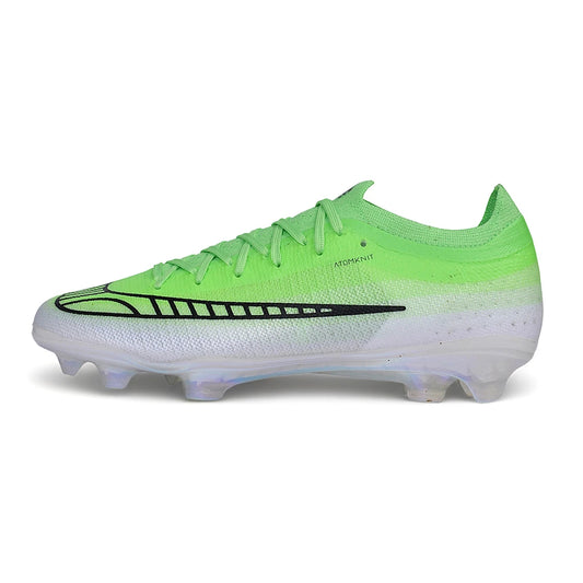 Soccer Cleats Nike Mercurial Vapor 17 Elite White & Green Lime Fade FG