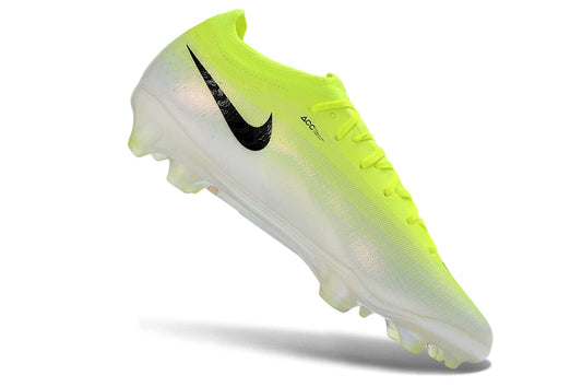 Soccer Cleats Nike Mercurial Vapor 17 Elite White & Green Volt Fade FG