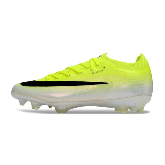 Soccer Cleats Nike Mercurial Vapor 17 Elite White & Green Volt Fade FG