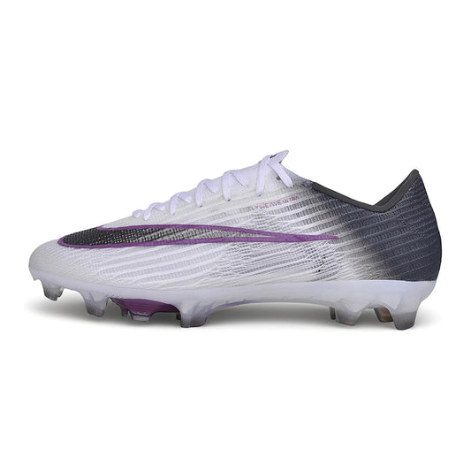 Soccer Cleats Nike Mercurial Vapor 17 Elite White & Purple Black Fade FG