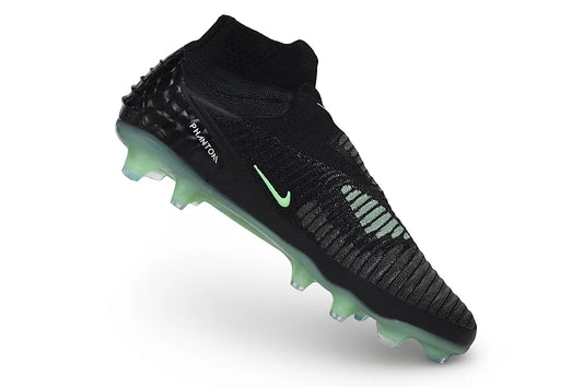 Soccer Cleats Nike Phantom GX III Elite Black & Green High Collar FG