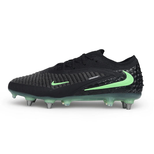 Soccer Cleats Nike Phantom GX III Elite Black & Green Low Cut FG