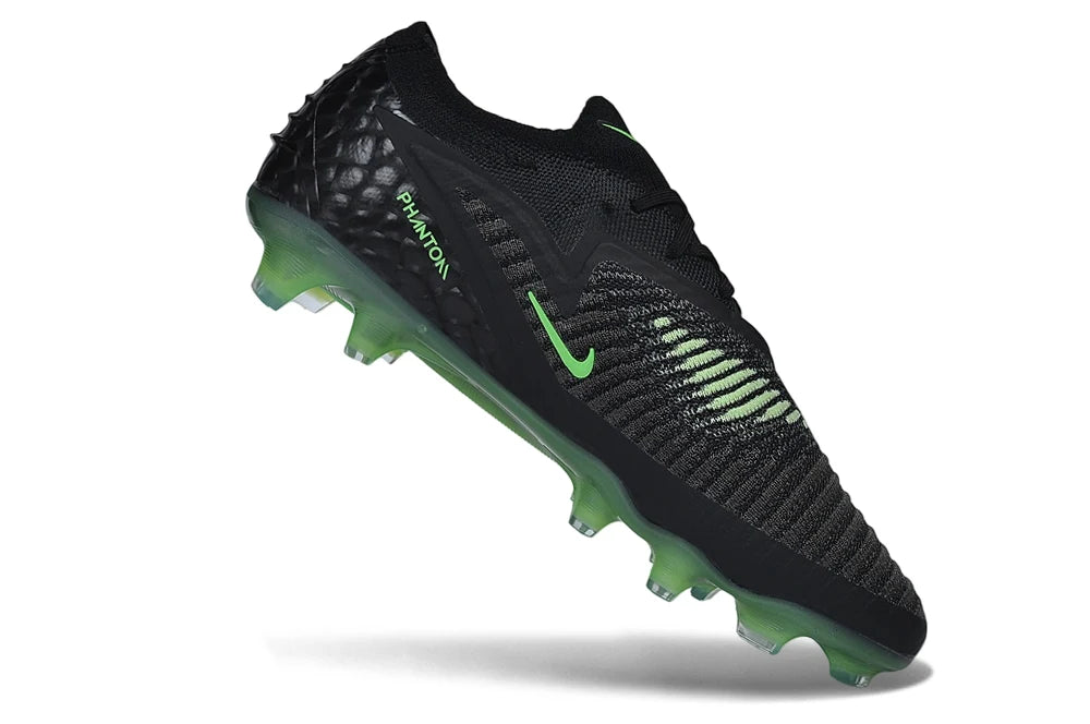 Soccer Cleats Nike Phantom GX III Elite Black & Green Soft Ground FG