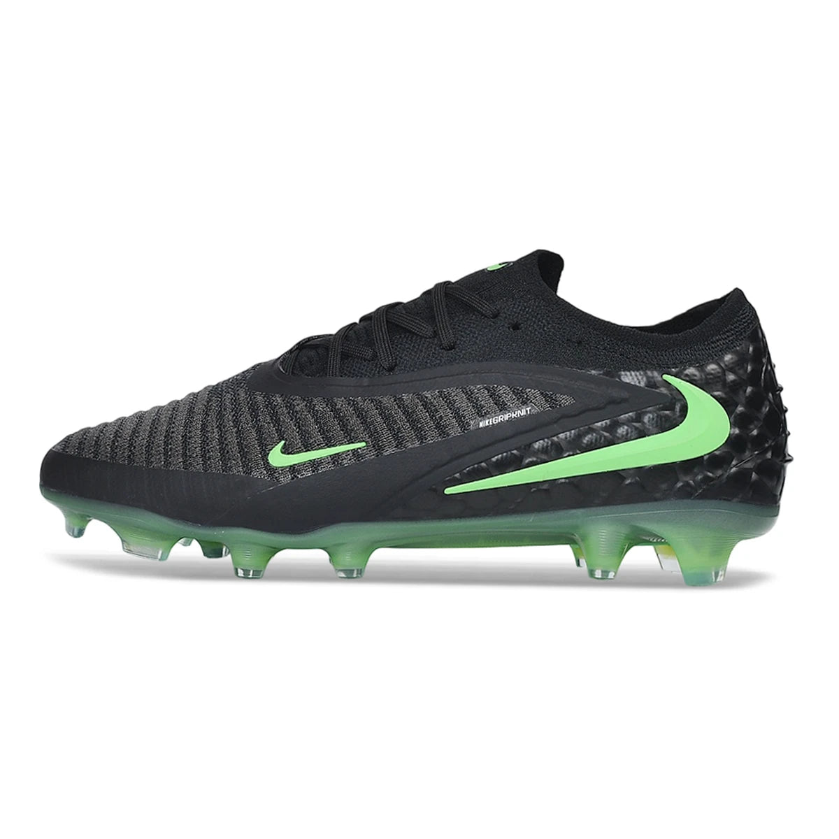 Soccer Cleats Nike Phantom GX III Elite Black & Green Soft Ground FG