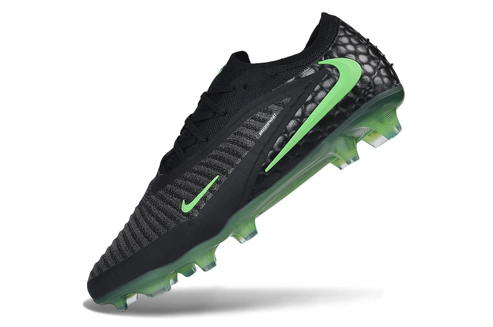Soccer Cleats Nike Phantom GX III Elite Black & Green Soft Ground FG