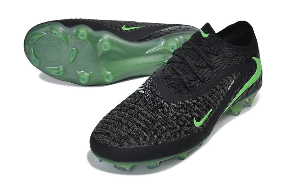 Soccer Cleats Nike Phantom GX III Elite Black & Green Soft Ground FG