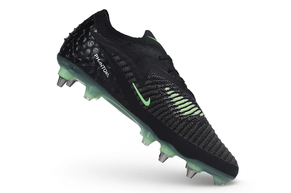Soccer Cleats Nike Phantom GX III Elite Black & Green Soft Ground FG
