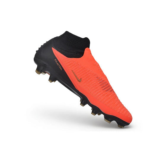 Soccer Cleats Nike Phantom GX III Elite Black & Red Coral FG