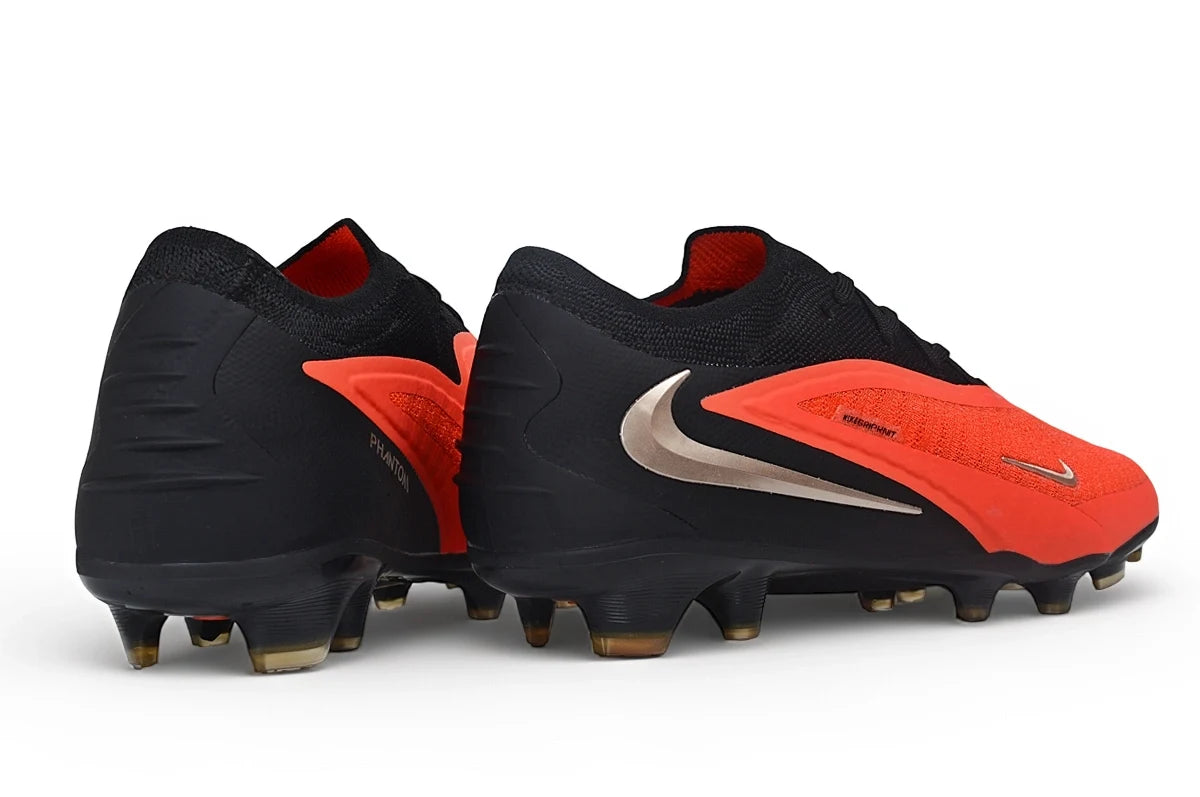 Soccer Cleats Nike Phantom GX III Elite Black & Red Orange FG
