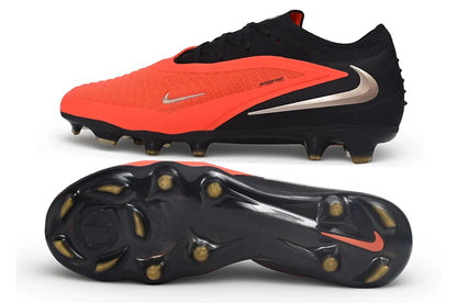 Soccer Cleats Nike Phantom GX III Elite Black & Red Orange FG