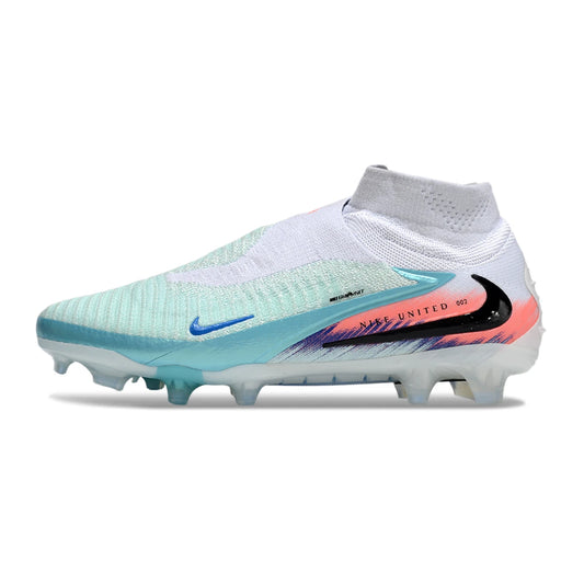 Soccer Cleats Nike Phantom GX III Elite Blue Aqua High Collar FG
