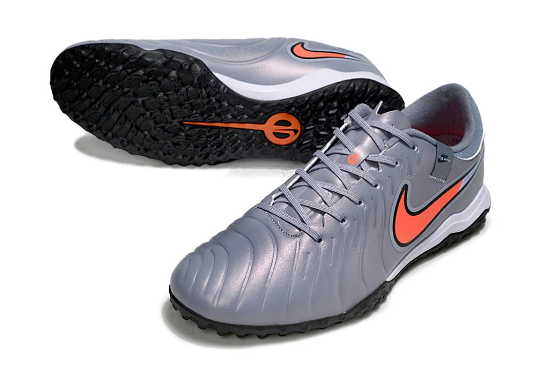 Soccer Cleats Nike Tiempo Legend 10 Gray Turf