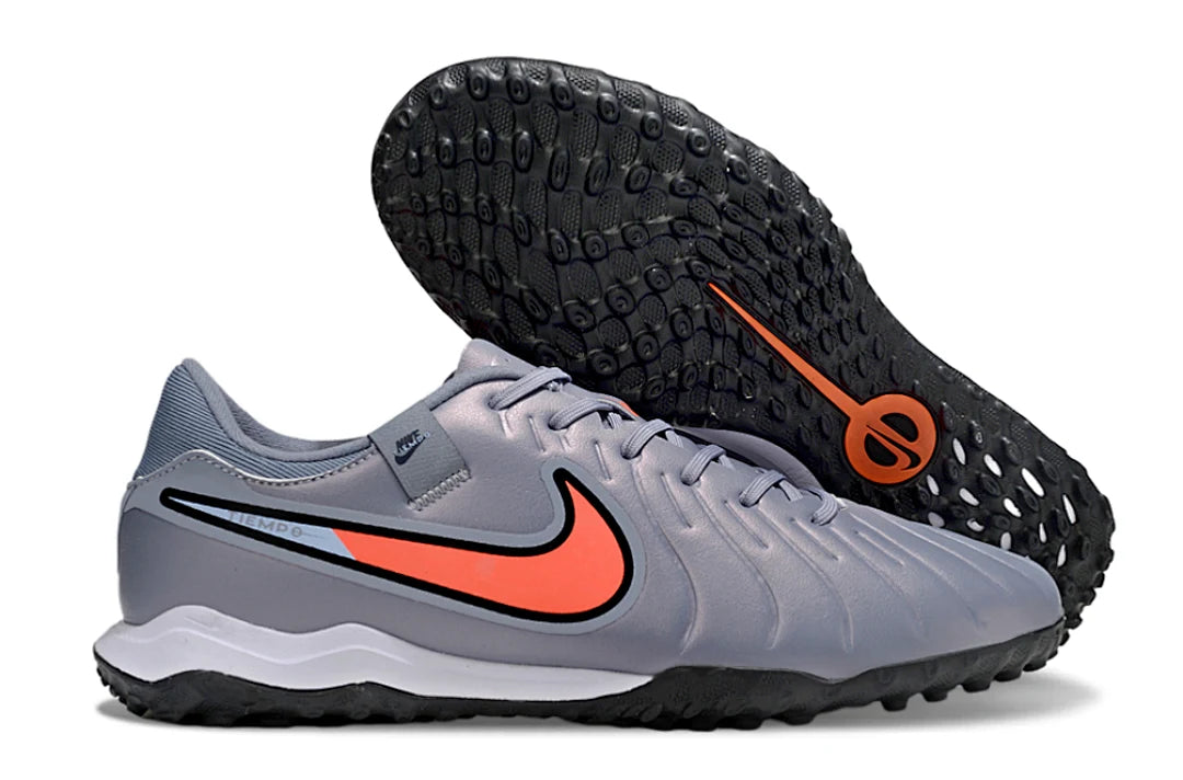 Soccer Cleats Nike Tiempo Legend 10 Gray Turf