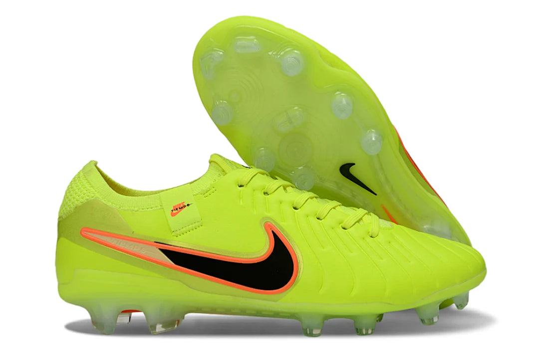 Soccer Cleats Nike Tiempo Legend 10 Green Volt FG