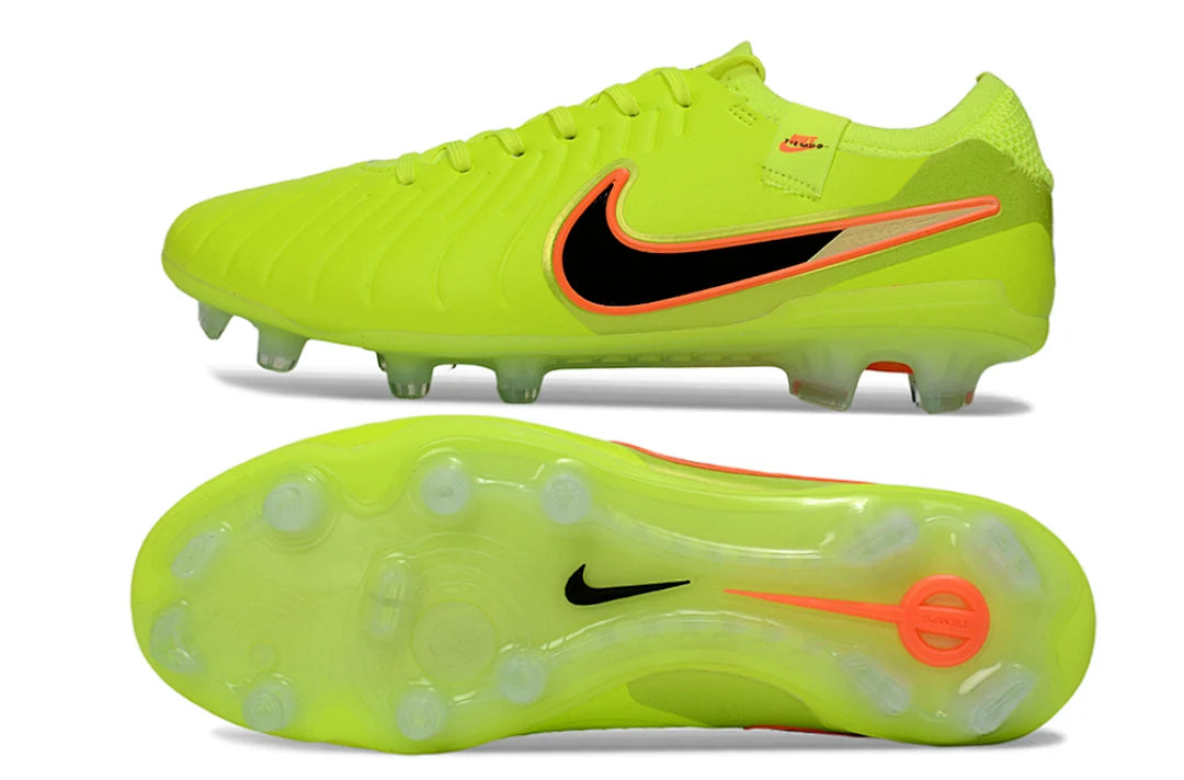 Soccer Cleats Nike Tiempo Legend 10 Green Volt FG