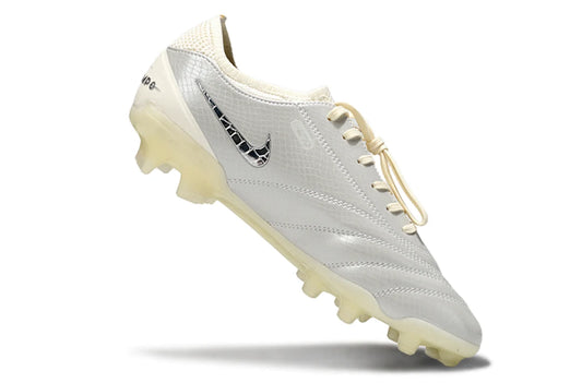 Soccer Cleats Nike Tiempo Legend 10 White & Silver FG