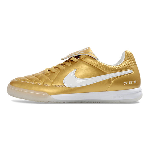 Soccer Cleats Nike Tiempo Legend 11 Gold Indoor