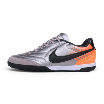 Soccer Cleats Nike Tiempo Legend 11 Silver & Orange Turf
