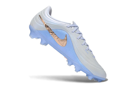 Soccer Cleats Nike Tiempo Legend 11 White & Blue FG