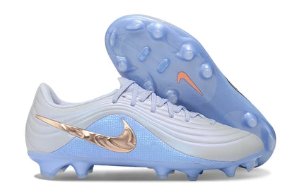 Soccer Cleats Nike Tiempo Legend 11 White & Blue FG