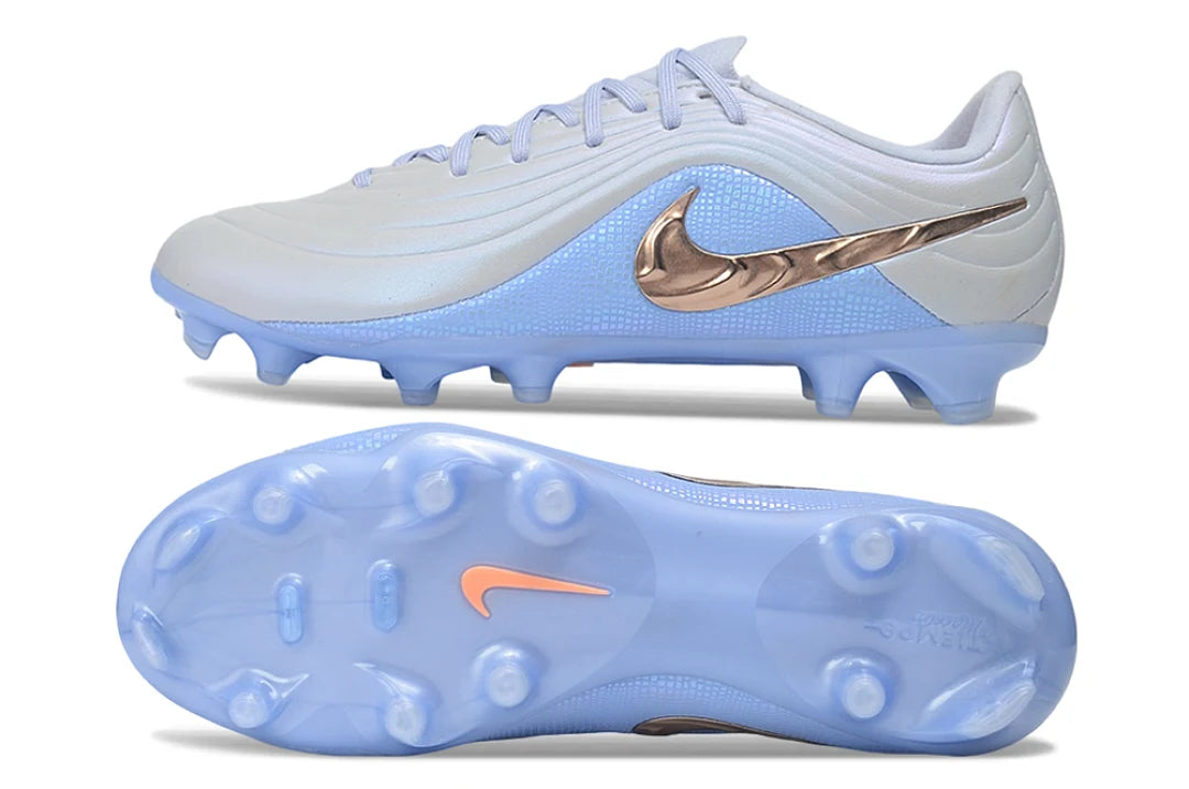 Soccer Cleats Nike Tiempo Legend 11 White & Blue FG