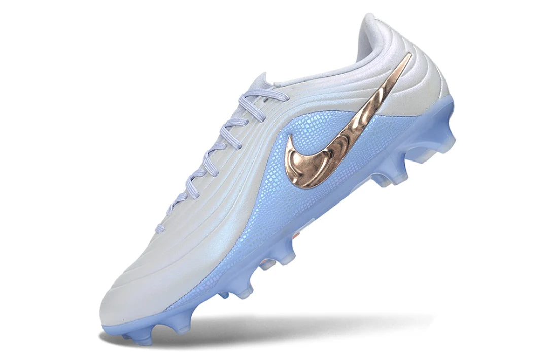 Soccer Cleats Nike Tiempo Legend 11 White & Blue FG
