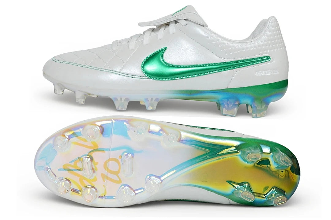 Soccer Cleats Nike Tiempo Legend 11 White Pearl FG