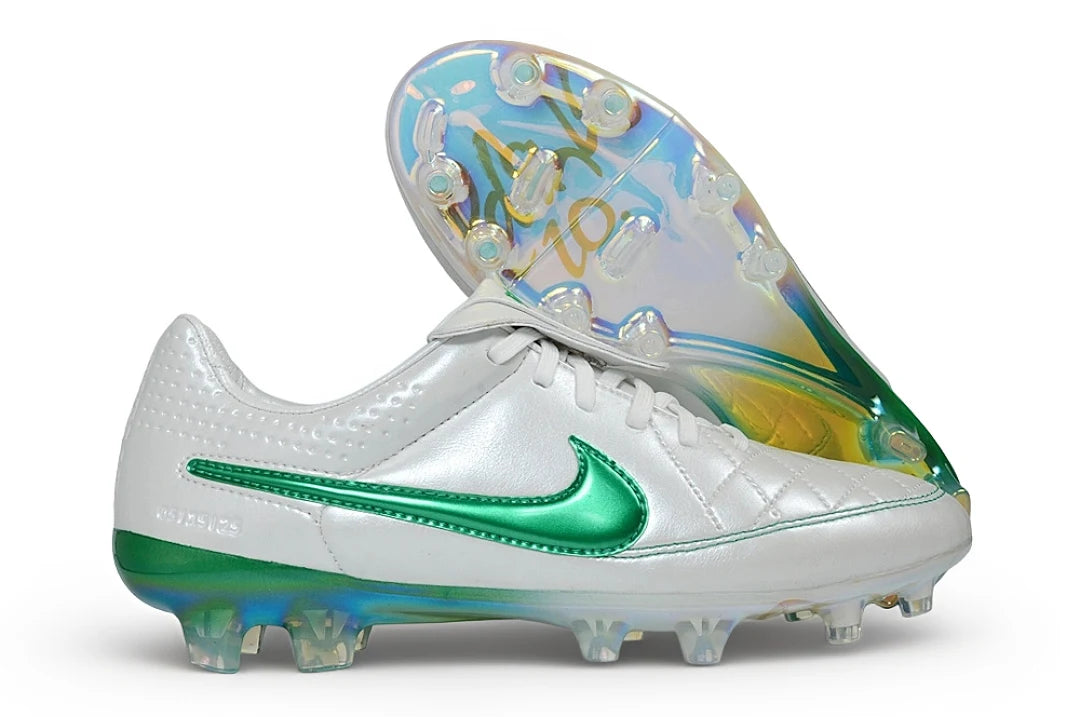 Soccer Cleats Nike Tiempo Legend 11 White Pearl FG