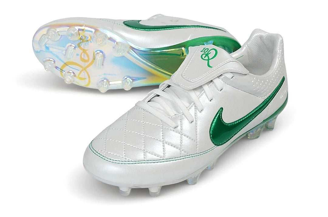 Soccer Cleats Nike Tiempo Legend 11 White Pearl FG